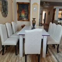 میز غذا خوری 8نفره ترکیه شهر سهند|میز و صندلی غذاخوری|سهند, |دیوار