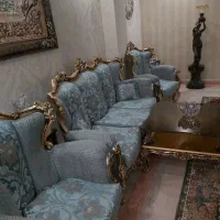 مبل استیل ۷ نفره|مبلمان خانگی و میز عسلی|تهران, سازمان آب|دیوار