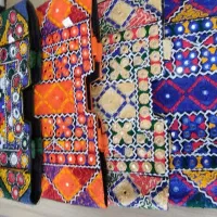 کیف دستی سنتی آینه‌کاری هندی زنانه