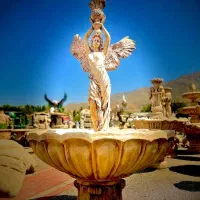 آبنما بتنی فایبرگلاس مجسمه دار کاشیکاری کد۳۸۹