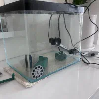 فروش آکواریوم متوسط به همراه متعلقات