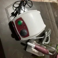پک لوازم کاشت ناخون سوهان برقی یووی درحد نو