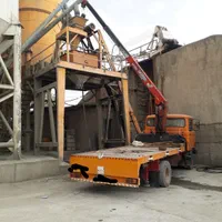 جرثقیل کفی مجهز به سبد نفر بالابر