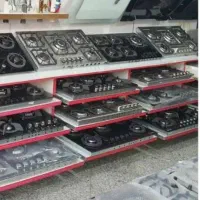 اجاق گاز صفحه ای ۰۰ شیشه استیل