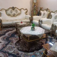 مبلمان9نفره بامیز وعسلی درحد نو بازدید فولادشهر|مبلمان خانگی و میز عسلی|اصفهان, شفق|دیوار