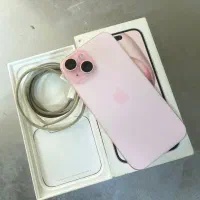 ایفون۱۵ نرمال صورتی ۱۲۸گیگ ch بدون ریجستر
