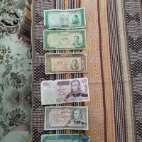 اسکناس بانکی نو امضا قرمز و غیره (شاهنشاهی)و..‌|کلکسیون سکه، تمبر، اسکناس|مشهد, فلسطین|دیوار