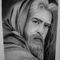 سفارش چهره سیاه قلم هدیه ای ماندگار|تابلو، نقاشی، عکس|محمدیه-قزوین, |دیوار