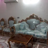 مبلمان سلطنتی نه نفره|مبلمان خانگی و میز عسلی|نسیمشهر, |دیوار