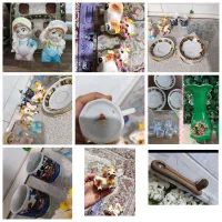 گلدان نعلبکی نمکدان  قدیمی