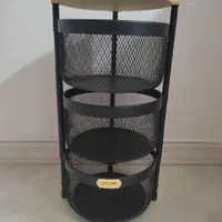 سبد جا سیب زمینی وپیاز