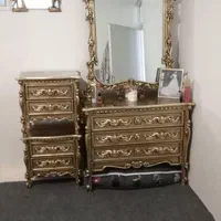 میز آرایشی سه کشو با دوعدد پاتختی|مبلمان خانگی و میز عسلی|مراغه, |دیوار