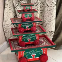 گاری صنایع دستی دکوری ماکت کادویی هدیه