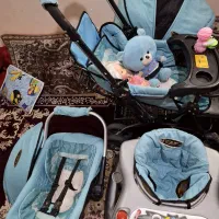 فروش سه تکه کالسکه وکریر و روروئک