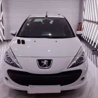 پژو ۲۰۷ اتومات مدل ۹۶ سفید بی رنگ