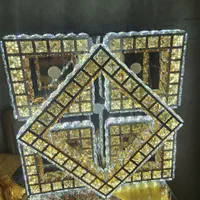 لوستر الماس کهکشانی سقفی مربع|لوستر و چراغ آویز|تهران, دانشگاه شریف|دیوار