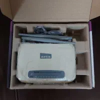 مودم دو آنتن Adsl نتیس با ۴پورت شبکه قوی|مودم و تجهیزات شبکه|اردبیل, |دیوار