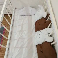 تخت خواب سیسمونی نوزاد و کودک|اسباب و اثاث بچه|آبیک, |دیوار