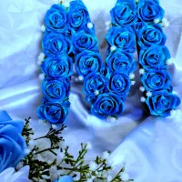 دسته گل روبانی|گل مصنوعی|باسمنج, |دیوار