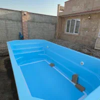 ساخت استخر ۳ در ۶ پیشساخته فایبر گلاس