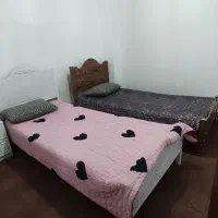 دو عدد تخت یک نفره