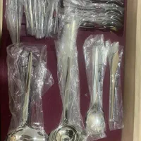 فروش سرویس قاشق چنگال ۱۸پارچه اصل استیل|ظروف سرو و پذیرایی|گنبد کاووس, |دیوار