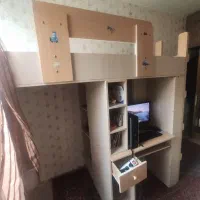 تخت خواب دو طبقه MDF|تخت و سرویس خواب|مشهد, یوسفیه (شهرک غرب)|دیوار