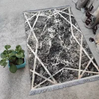 فرش ماشینی طوسی کرم ارسال فوری