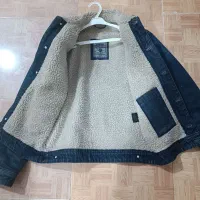 کاپشن چرم یقه کج وکاپشن لی|لباس|زابل, |دیوار