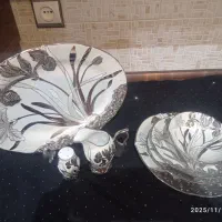 سرویس غذا خوری نقره کوب انگلیس روز مادر یلدا