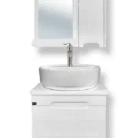 انواع روشویی کابینتی با آینه باکس|لوازم سرویس بهداشتی|آبادان, |دیوار