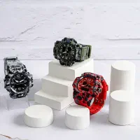 ساعت اسپرت G-SHOCK سه سنسوره طرح ارتشی قرمز