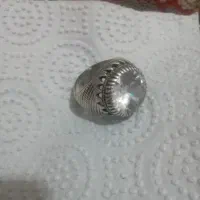 انگشترنقره موزانایت سفید