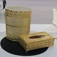 سطل و جا دستمالی ست