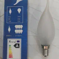 لامپ شمعی سرپیچ کوچک نو 10 عدد 7 وات آفتابی|لامپ و چراغ|رشت, خمیران زاهدان|دیوار