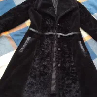 پالتو خزدار مشکی ۳۸/۴۰