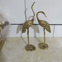 مجسمه لک لک برنز مدل قهر و آشتی