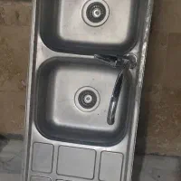 سینک ظرفشویی و شیر اهرمی