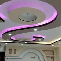 طراحی و اجرای دکوراسیون داخلی کناف تایل پی ویسی|خدمات پیشه و مهارت|گلبهار, شهر جدید گلبهار|دیوار