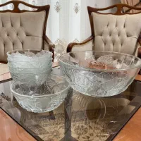 سرویس آجیل خوری بلور قدیمی