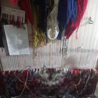 فروش مصالح فرش که ۱۰۵ رج بافته شده