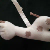 عروسک سگ باپوست طبیعی|اسباب‌‌بازی|بهار, |دیوار