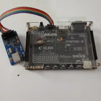 برد FPGA SPARTAN6 به همراه پروگرامر
