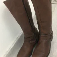بوت بلند چرم طبیعی آلمانی Tamaris
