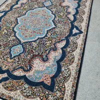 2تخته فرش 9متری سورمه ای نقشه شاه پری