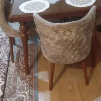 غذاخوری شش نفره تمام چوب نو بدون استفاده