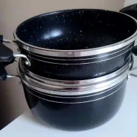 قابلمه و ماهی تابه نچسب