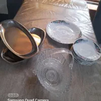 مقداری ظرف باغ