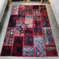 فرش دستباف چهل تکه