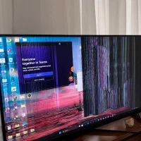 دو عدد مانیتور ال سی دی خراب|قطعات و لوازم جانبی رایانه|تهران, شهرک غرب|دیوار